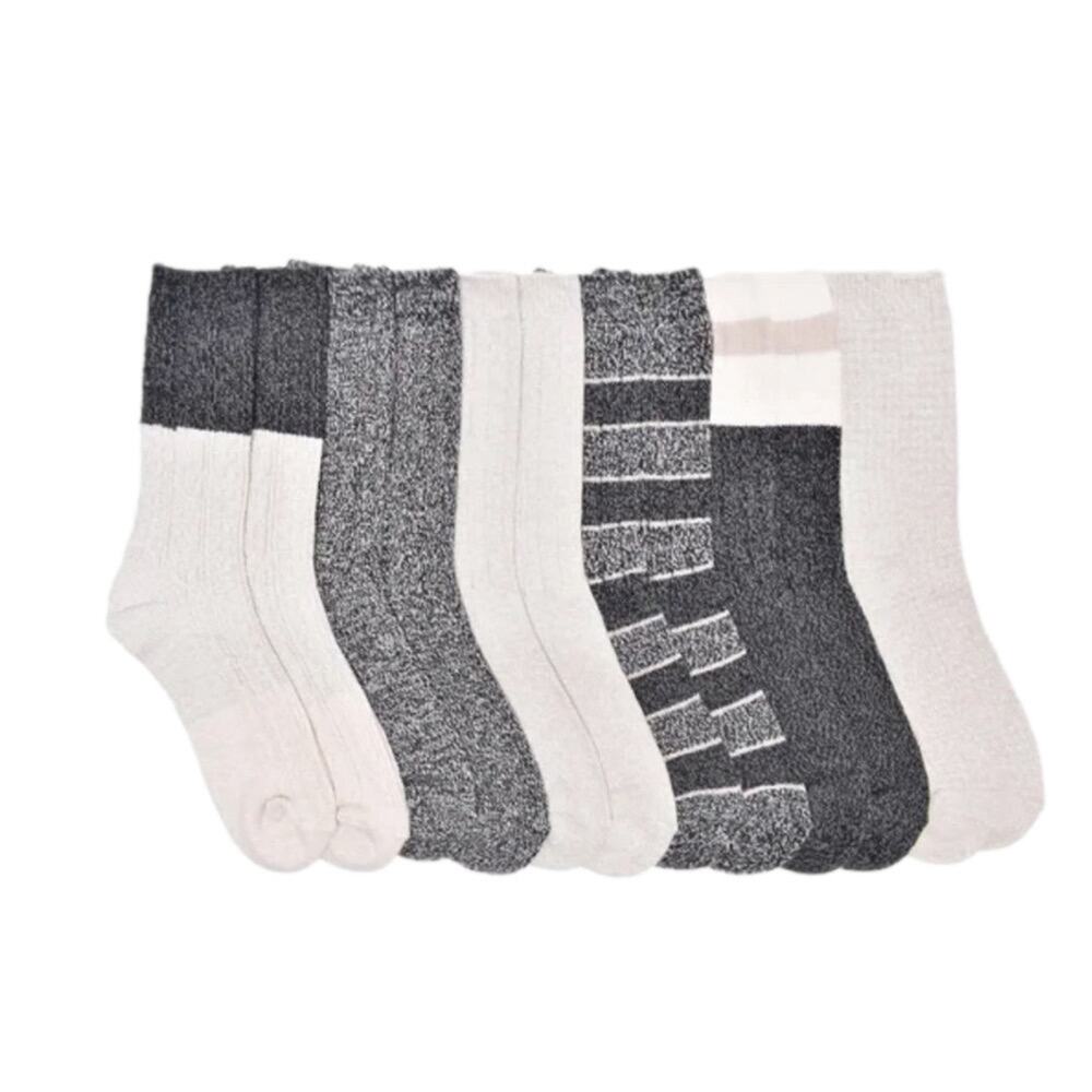 Lucky Brand Women's Boot Socks 6 pair Black NEW